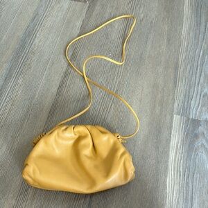 BOTTEGA VENETA Mini Pouch Clutch in yellow
